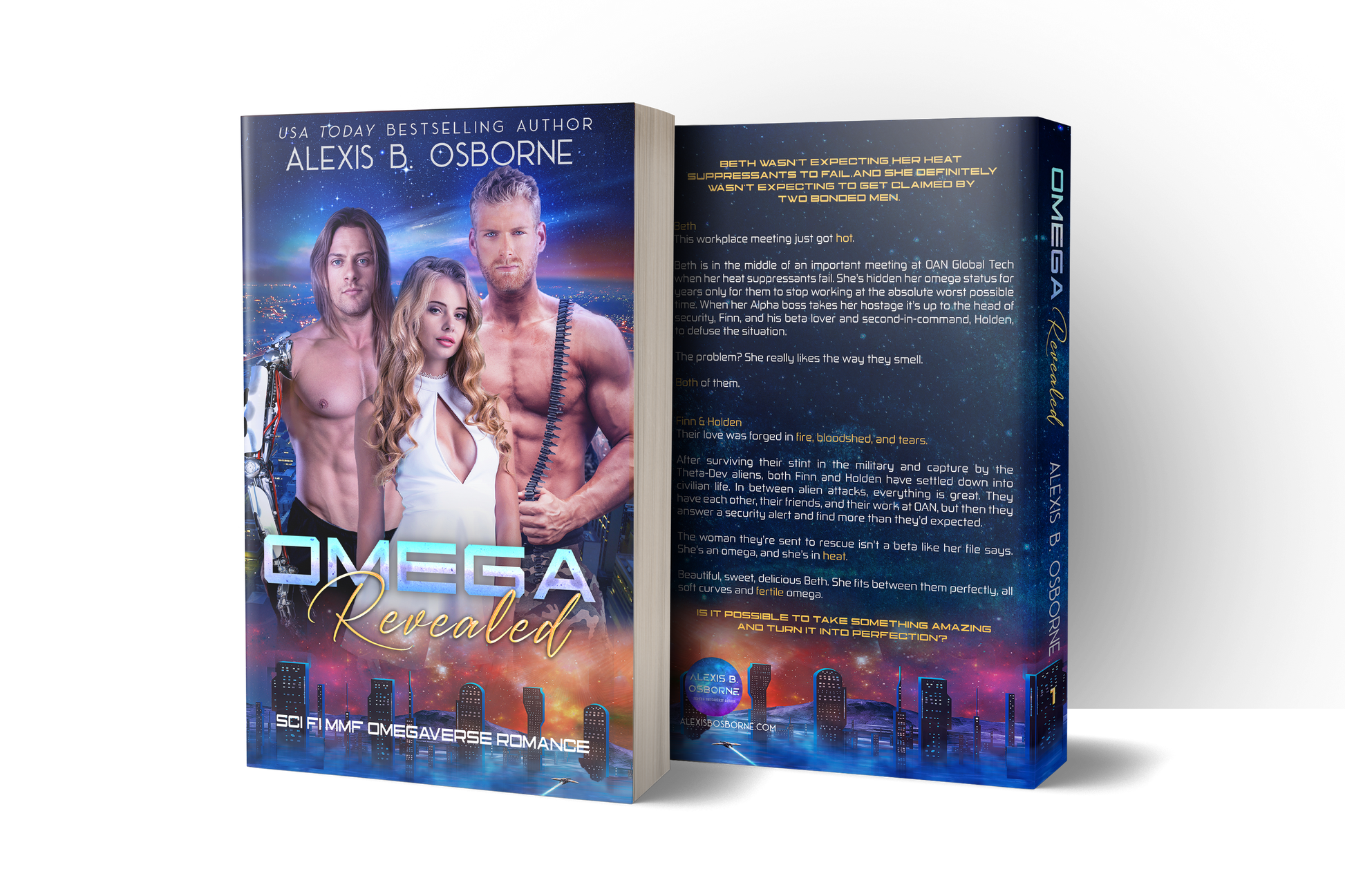 Omega Revealed Front and Back Cover